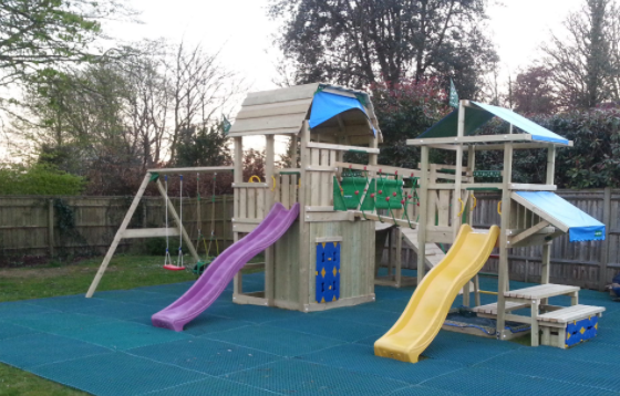 outdoor rubber mats - climbing frames in ireland